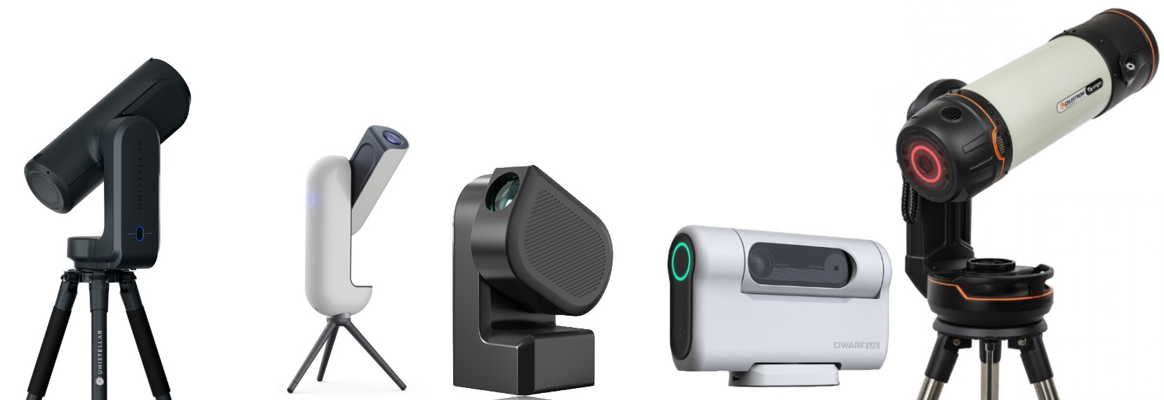 Smart Teleskope In Reihe